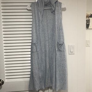 Hooded cardigan